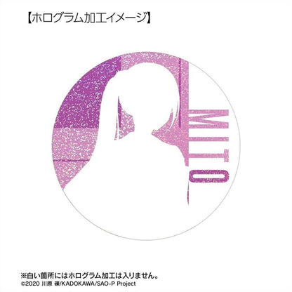 Mito Approx. 75 mm Hologram Badge – Riders Jacket Ver. Sword Art Online