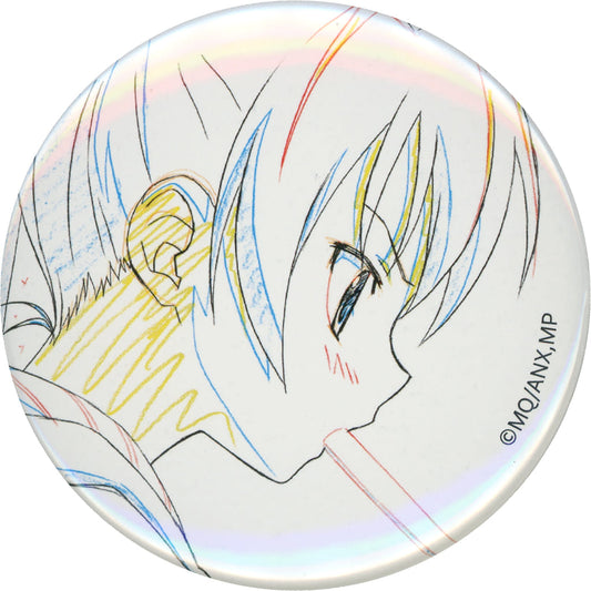 Kyoko Sakura Can Badge (Approx. 57 mm) - Puella Magi Madoka Magica Shaft 50th Anniversary Random Original Art 'Expressions' Collection - Sony Music Solutions