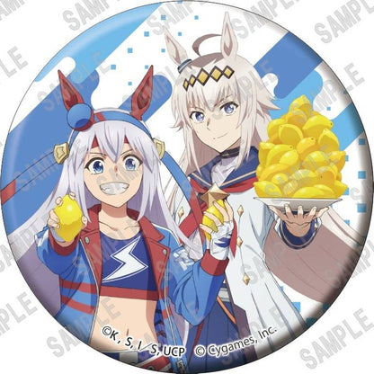 Oguri Cap & Tamamo Cross Can Badge 3-Piece Set — Monthly The Television Cover Ver. (57mm) KADOKAWA — Umamusume: Cinderella Gray