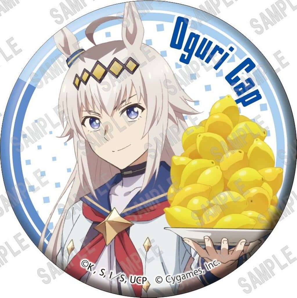 Oguri Cap & Tamamo Cross Can Badge 3-Piece Set — Monthly The Television Cover Ver. (57mm) KADOKAWA — Umamusume: Cinderella Gray