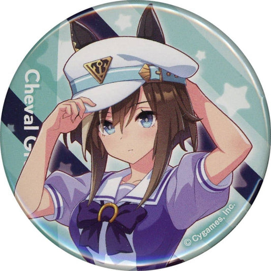 Cheval Grand (Uniform ver.) Official Can Badge - Umamusume Pretty Derby - Cygames - 57mm - Pre-owned