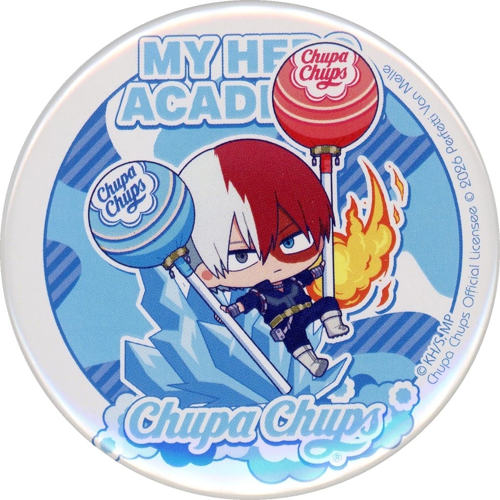 Shoto Todoroki My Hero Academia x Chupa Chups Can Badge