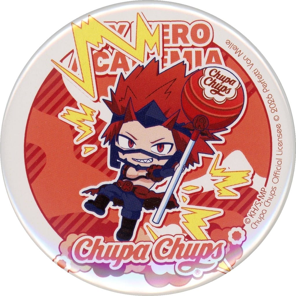 Eijiro Kirishima My Hero Academia x Chupa Chups Badge Approx. 57 mm
