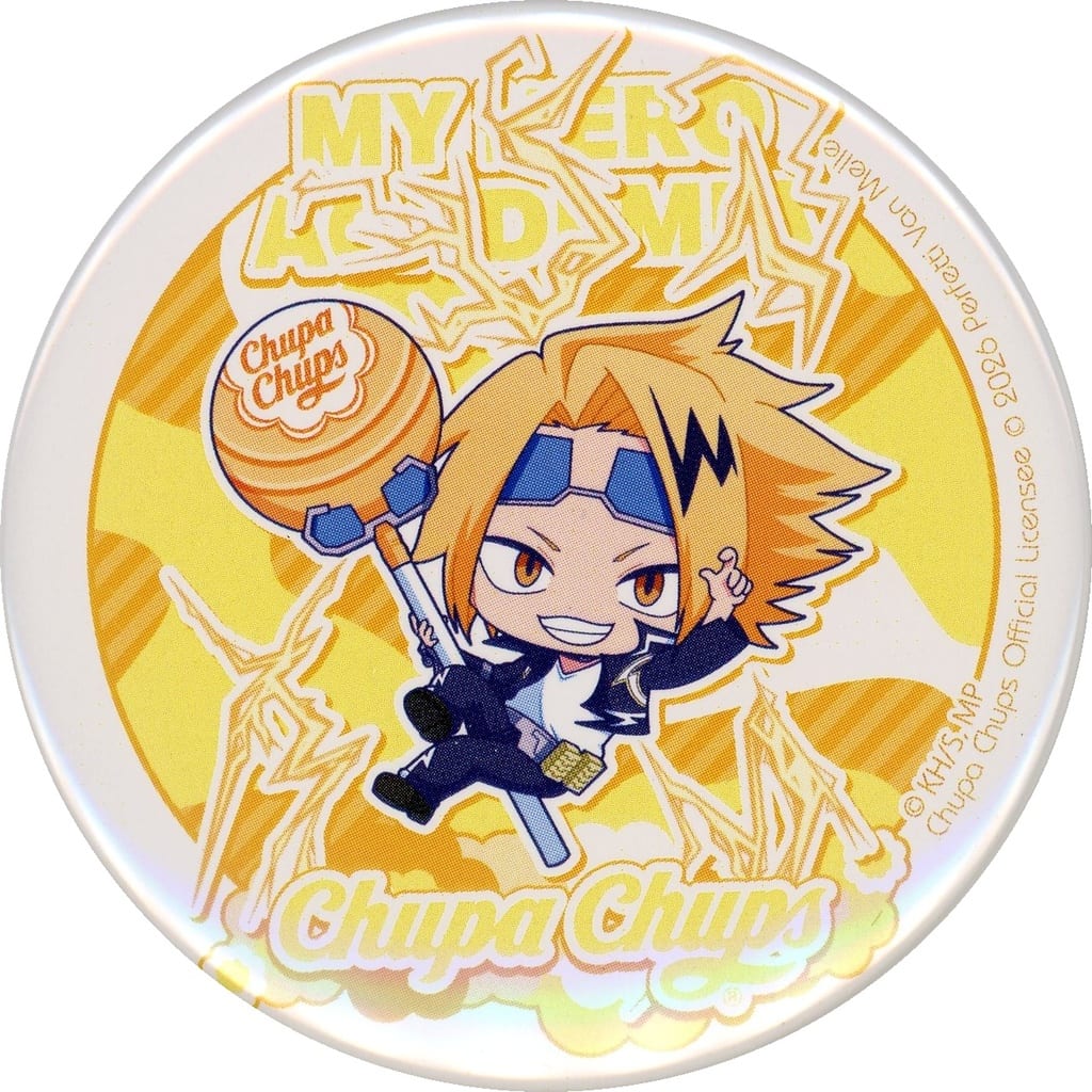 Denki Kaminari My Hero Academia x Chupa Chups Approx. 57 mm Badge