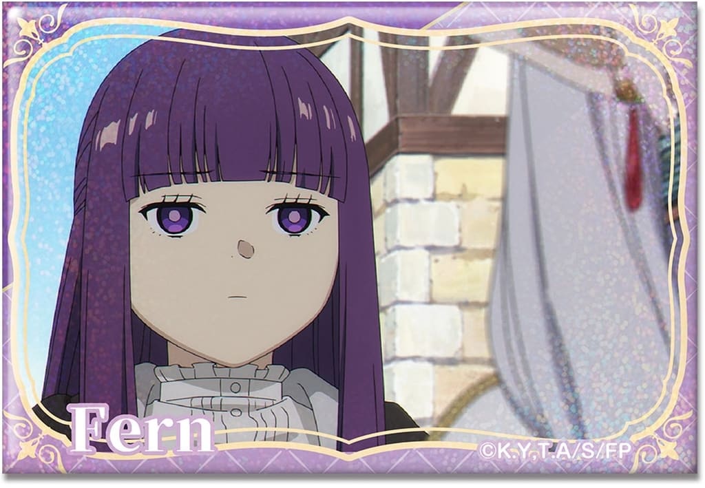 Fern (Design 17/G) Hologram Tin Badge Ver.3 – Frieren