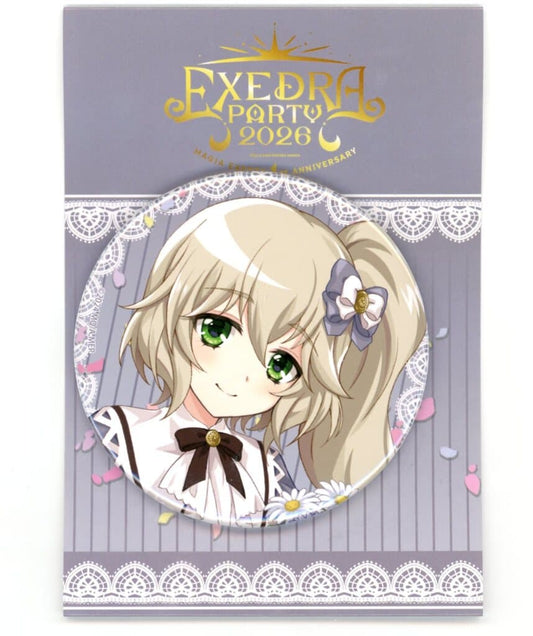 Oriko Mikuni Big Can Badge with Backing Card - Puella Magi Madoka Magica Magia Exedra Exedra Party 2026 - Approx. 76 mm (Aniplex)