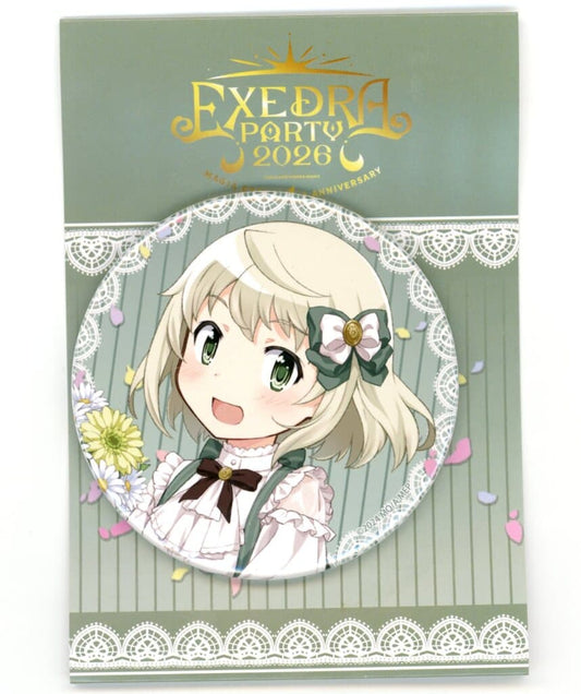 Puella Magi Madoka Magica Magia Exedra Exedra Party 2026 Big Can Badge with Backing Card - Approx. 76 mm (Aniplex, Pre-owned)
