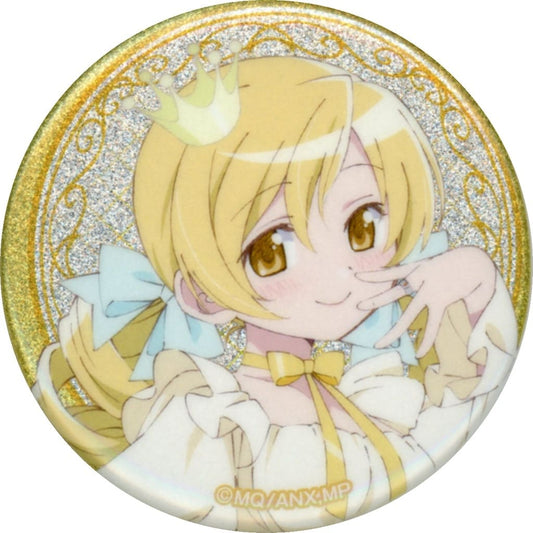 Mami Tomoe Glitter Can Badge - Puella Magi Madoka Magica Lawson Campaign Exclusive - Approx. 56 mm (Legs) Pre-owned