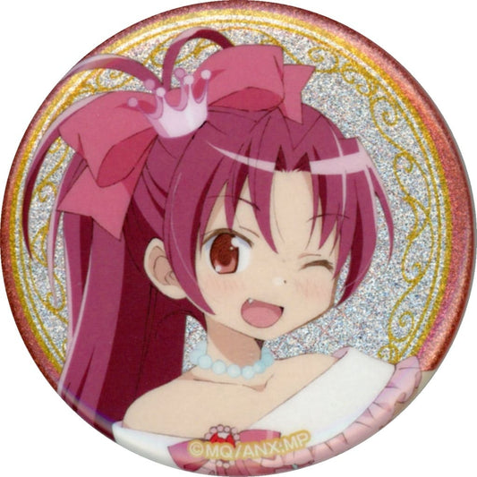Kyoko Sakura Glitter Can Badge - Puella Magi Madoka Magica: Walpurgisnacht Lawson Campaign Exclusive (Approx. 56 mm, Pre-owned)