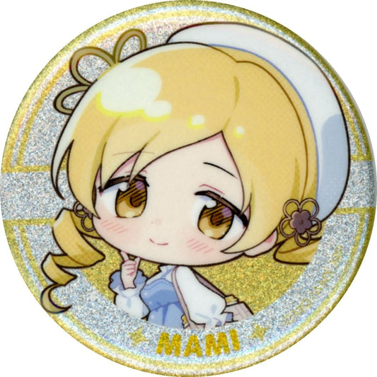 Mami Tomoe Glitter Can Badge - Puella Magi Madoka Magica Movie × Lawson Campaign Lawson Group Limited (Approx. 56 mm, Legs) Pre-owned