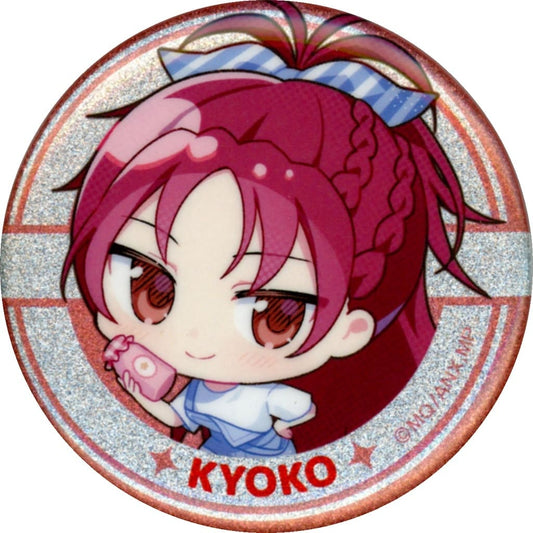 Kyoko Sakura Mini Chibi Glitter Can Badge - Puella Magi Madoka Magica Walpurgisnacht × Lawson Campaign Lawson Group Exclusive (Legs) Approx. 56 mm - Pre-owned