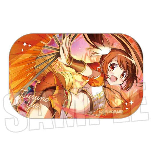 Tsuruno Yui Square Tin Badge - Puella Magi Madoka Magica Magia Exedra (Approx. 71 x 46 mm) Bellhouse Pre-owned