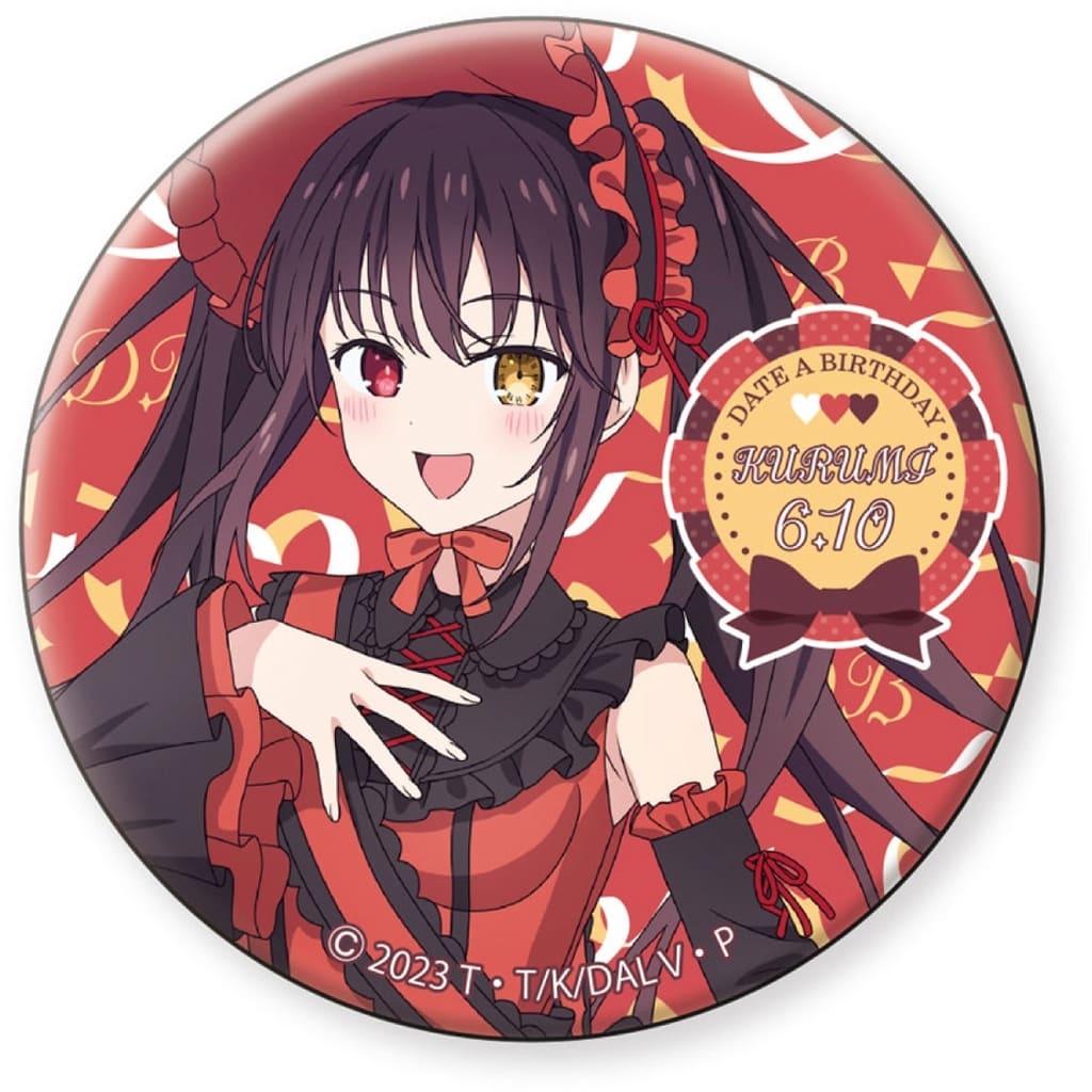 Kurumi Tokisaki Date A Birthday 202606 Can Badge