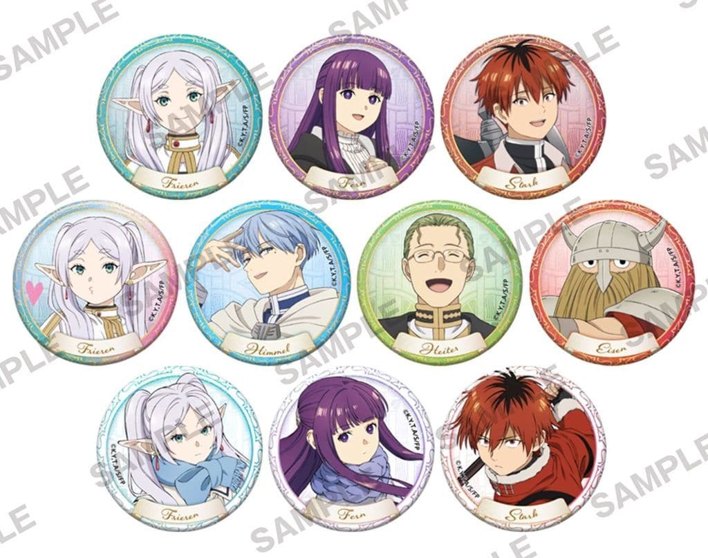 Frieren Glitter Can Badge Vol. 2 Complete 10-Piece Set