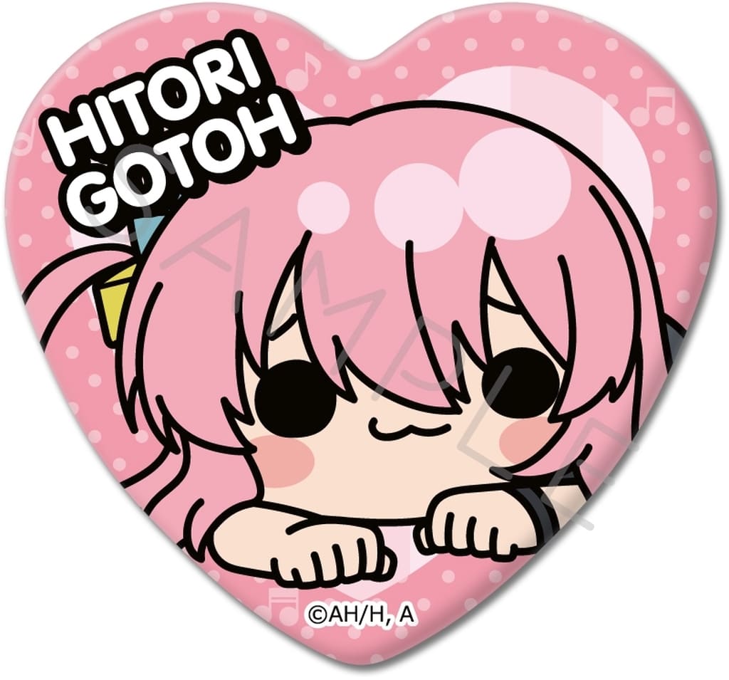 IA (Hitori Gotoh) Heart-Shaped Tin Badge Bocchi the Rock!