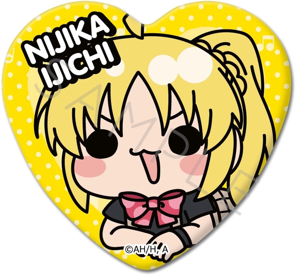 Nijika Ijichi BOCCHI THE ROCK! 5th Heart-Shaped Tin Badge