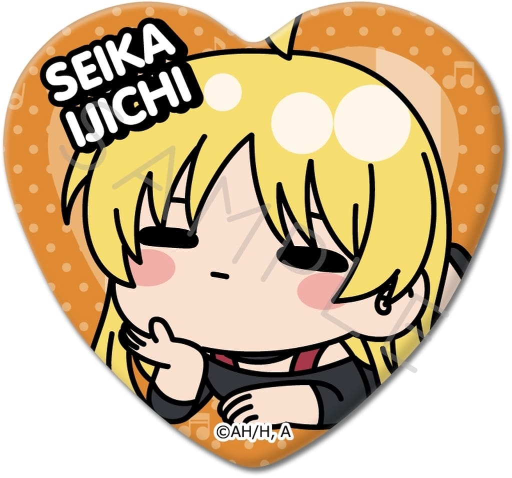 Seika Ichiji Heart-Shaped Can Badge – Bocchi the Rock! Series 5