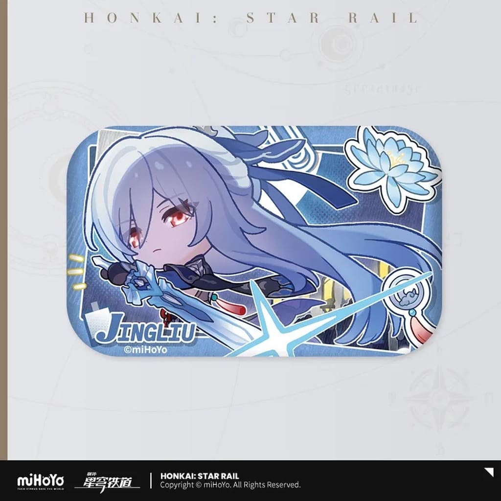 Jingliu Pam's Memoir Series Can Badge - Honkai: Star Rail