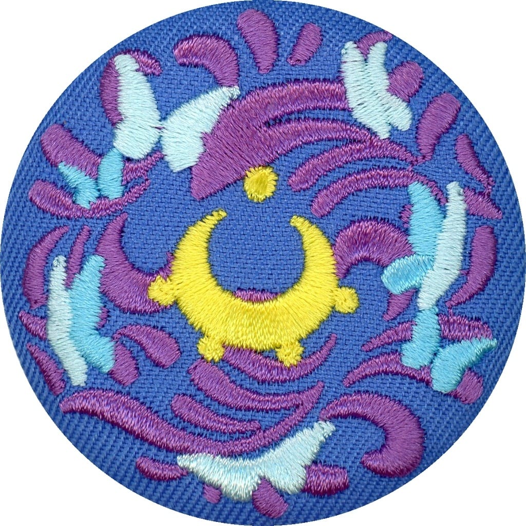 Butterfly Design Embroidered Badge The Apothecary Diaries E Prize