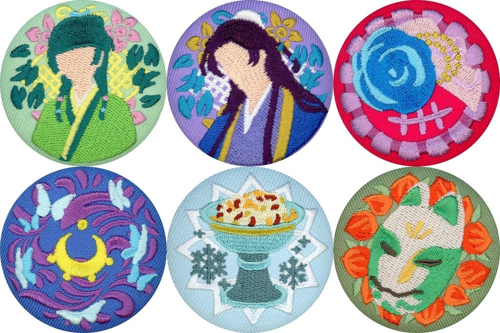 Apothecary Diaries Ichiban Kuji E Prize Embroidered Can Badge Complete Set of 6