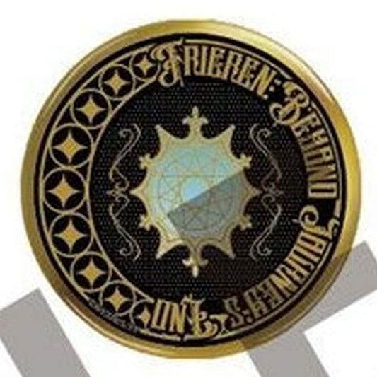 Grimoire Pattern Gold Metal Badge vol.1 - Frieren Anime, Approx. 55 mm, Tenyo, Used