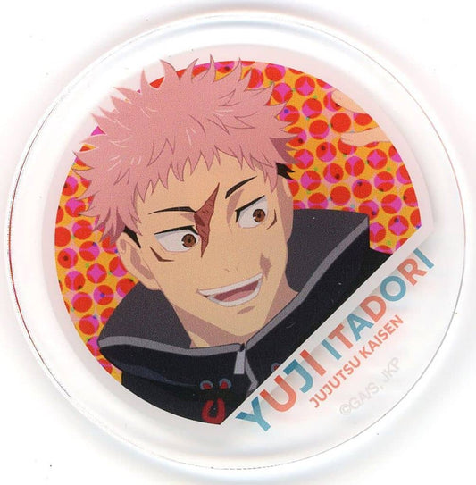 Yuji Itadori Trading Acrylic Badge - Jujutsu Kaisen 5th Anniversary SPECIAL POPUP st baseyard tokyo Visual Vol.3 (Approx. 65 mm, Paru) - Pre-owned