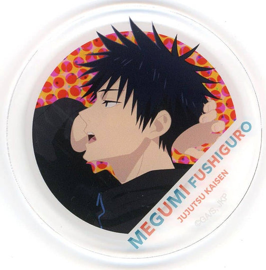 Megumi Fushiguro Trading Acrylic Badge — Jujutsu Kaisen 5th Anniversary SPECIAL POPUP st baseyard tokyo Visual Vol.3 (Pal, Approx. 65 mm, Pre-owned)
