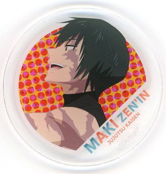 Maki Zen'in Acrylic Trading Badge - Jujutsu Kaisen 5th Anniversary SPECIAL POPUP st baseyard tokyo Visual Vol.3 (Approx. 65 mm)