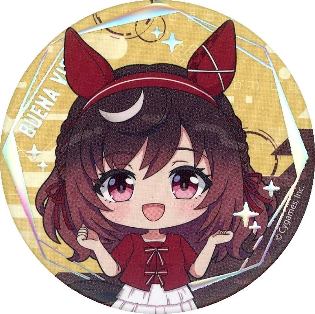 Random Single Button Badge - Umamusume Pretty Derby × Bic Camera Group Collaboration, Mini Character Design, Approx. 5.6 cm
