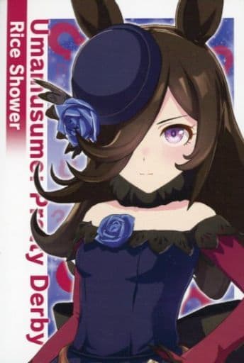 Rice Shower Profile Card — Umamusume Pretty Derby Animate Fair Purchase Bonus (Approx. 155×110 mm) — Pre-owned