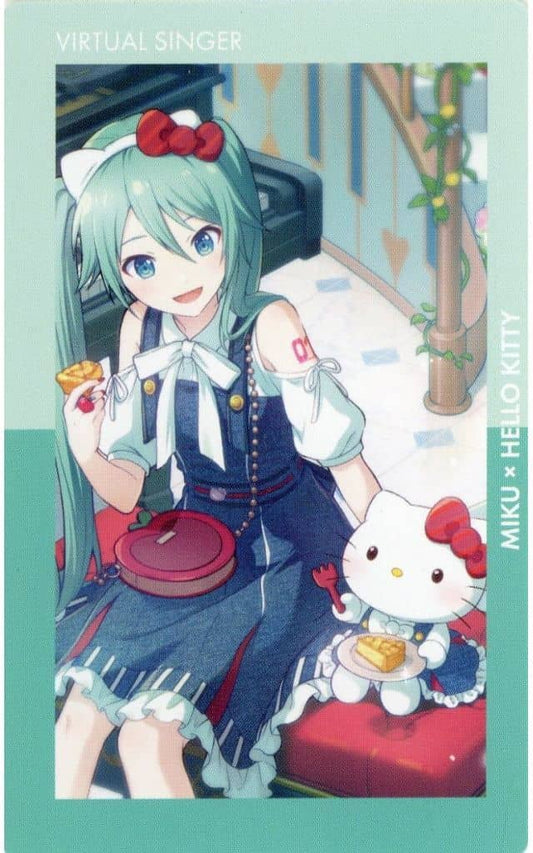 Hatsune Miku × Hello Kitty ePick Card (Normal) - Project SEKAI: Colorful Stage! feat. Hatsune Miku × Sanrio Characters - Colorful Palette - 55×90mm - Pre-owned
