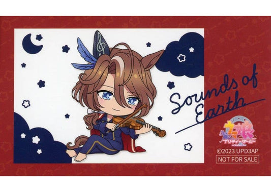 Umamusume Pretty Derby Season 3 - Sounds of Earth Photo-style Card (NAMCO Promotion "Relax time" Character Pop Store Early-Period Purchase Bonus) by Bandai Namco Amusement — 90×55mm (Pre-owned)