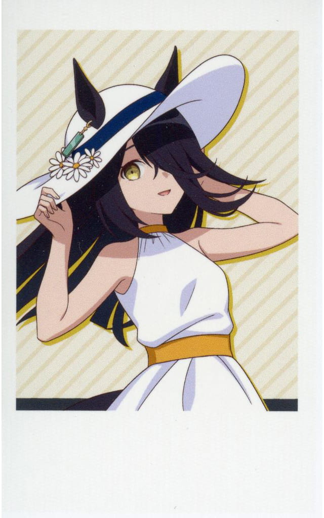 Manhattan Cafe Polaroid Shot Collection - Vacances ver. Character Card (54×86mm) by Chugai Kogyo — Umamusume Pretty Derby Movie x Chugai Grace Cafe