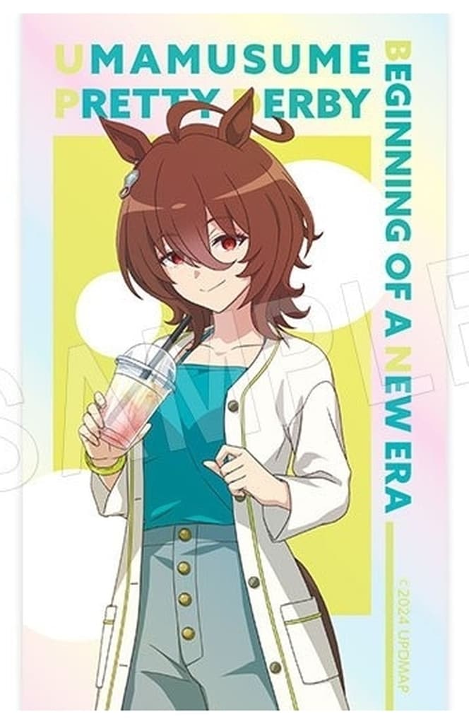 Agnes Tachyon Trading Illustration Card - Umamusume Pretty Derby – Beginning of a New Era POP UP SHOP in OIOI Summer Fest Ver. (90×55mm, Chugai Kogyo)