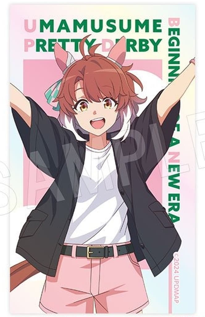 Dantsu Flame Trading Illustration Card - Umamusume Pretty Derby The Movie "Beginning of a New Era" POP UP SHOP in Marui Summer Fest ver. (Chugai Kogyo, Used)