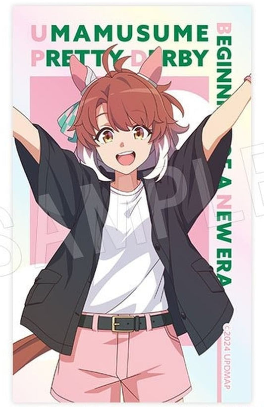 Dantsu Flame Trading Illustration Card - Umamusume Pretty Derby The Movie "Beginning of a New Era" POP UP SHOP in Marui Summer Fest ver. (Chugai Kogyo, Used)