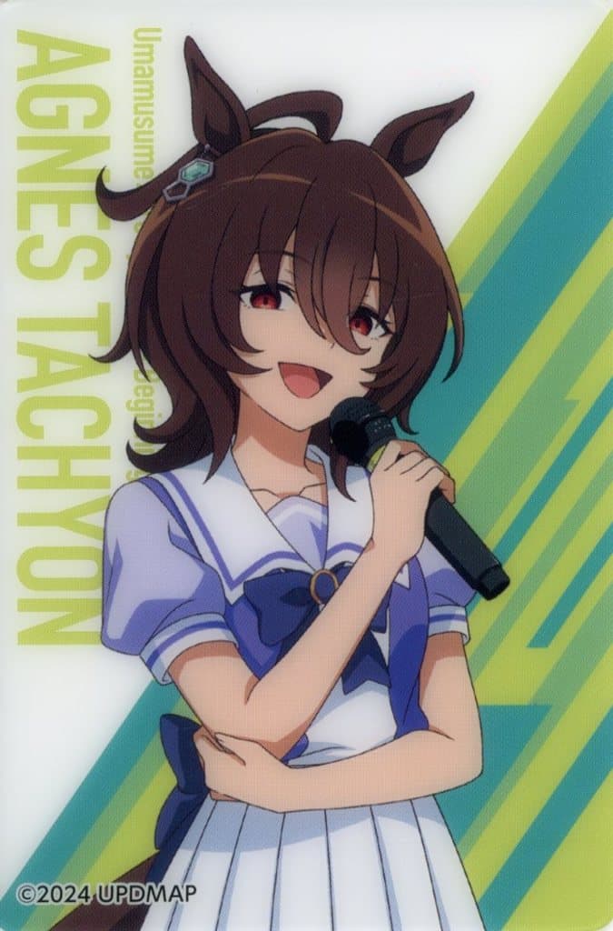 Agnes Tachyon Clear Card - Umamusume Pretty Derby – Beginning of a New Era × JOYSOUND Movie Goods (Approx. 60×90mm)