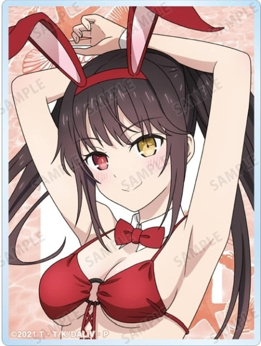 Kurumi Tokisaki Trading Acrylic Card - Date A Live IV (Swimsuit Bunny Ver., 80x6