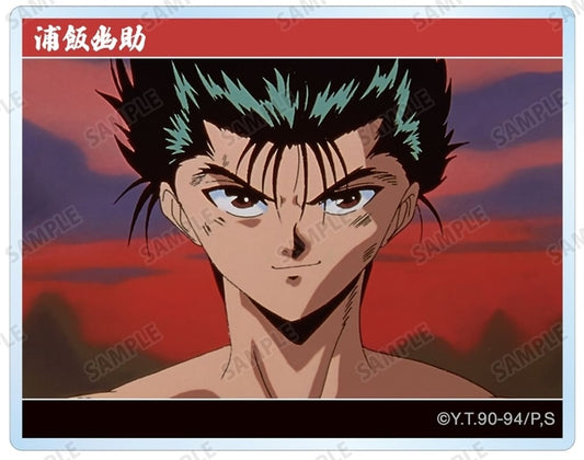 Yusuke Urameshi Trading Acrylic Scene Card - Yu Yu Hakusho - ARMA BIANCA - Approx. 70 x 55 mm (Pre-owned)