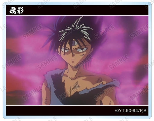 Hiei Acrylic Trading Scene Card - ARMA BIANCA - Yu Yu Hakusho - Approx. 70 x 55 mm (Pre-owned)