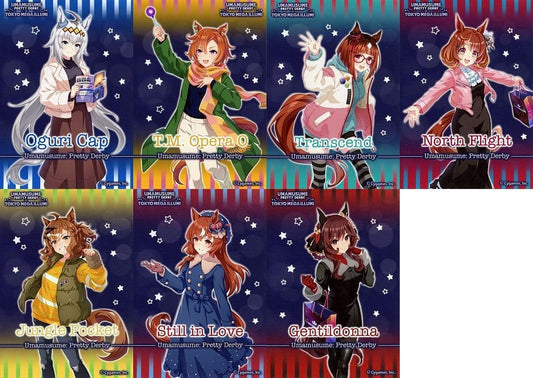 Umamusume Pretty Derby × TOKYO MEGA ILLUMI 2024 Bromide Photo Set L-size 7pc - Movic