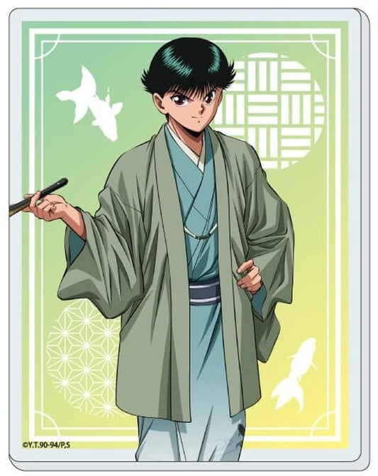 Yusuke Urameshi Acrylic Card - Yu Yu Hakusho 04 Spring Summer Autumn Winter ver. (A3, Approx. 90 mm) - Pre-owned