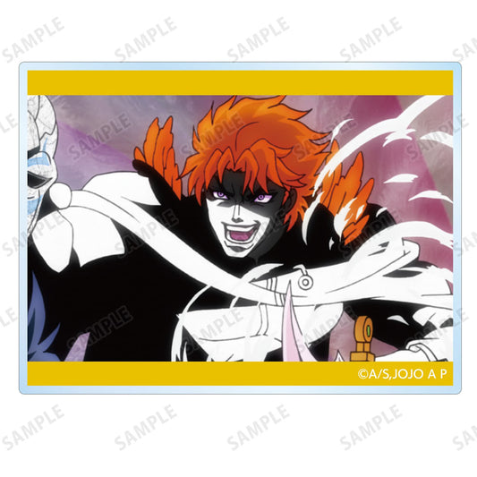 Dio Brando (Orange Hair) Acrylic Scene Trading Card - JoJo's Bizarre Adventure - ARMA BIANCA - Approx. 80 x 60 mm (Pre-owned)