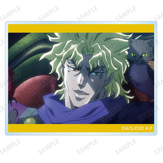 Dio Brando (Green Hair) Trading Scene Acrylic Card - JoJo's Bizarre Adventure - ARMA BIANCA - Approx. 80 x 60 mm (Pre-owned)