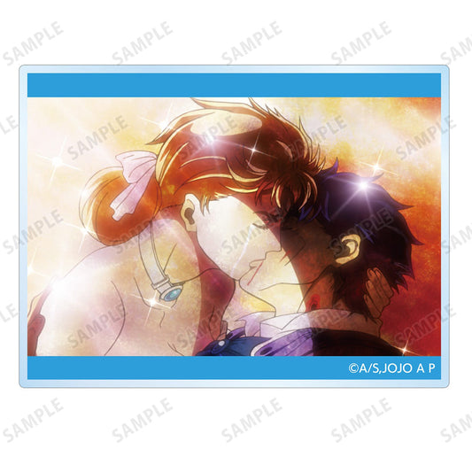 Jonathan Joestar & Erina Pendleton Acrylic Trading Scene Photo Card - JoJo's Bizarre Adventure: Phantom Blood - ARMA BIANCA - Approx. 80 x 60 mm (Pre-owned)