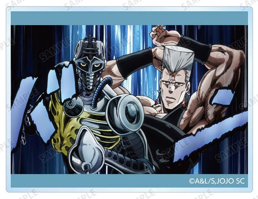 Jean-Pierre Polnareff Acrylic Trading Scene Card - JoJo's Bizarre Adventure (Approx. 80 x 60 mm) - ARMA BIANCA, Pre-owned