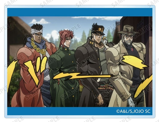 JoJo's Bizarre Adventure Stardust Crusaders Trading Scene Acrylic Card - ARMA BIANCA Acrylic Card Approx. 80 x 60 mm (Pre-owned)