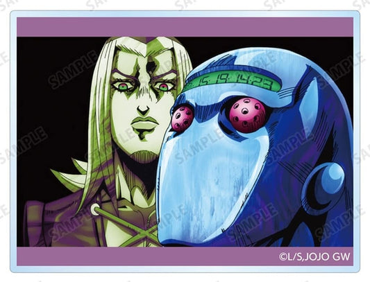 Leone Abbacchio & Moody Blues Acrylic Trading Scene Card - JoJo's Bizarre Adventure (Approx. 80 x 60 mm) by ARMA BIANCA - Pre-owned