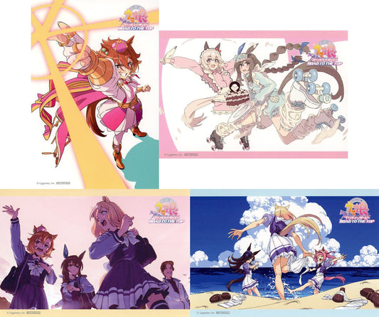 End Card Visual Card 4-Card Set - Blu-ray 'ROAD TO THE TOP' TOHO animation STORE Purchase Bonus (Used)
