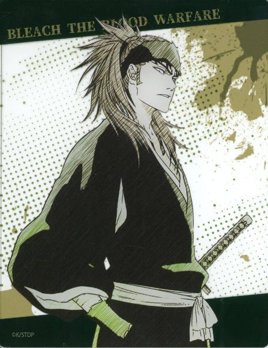 Renji Abarai Acrylic Card - Bleach: Thousand-Year Blood War Graph Art Sketch Illustration (A3, Approx. 7 x 9 cm) - Pre-owned